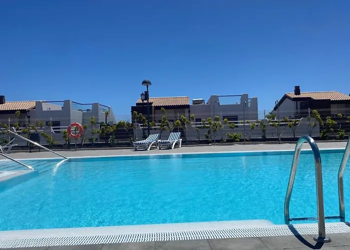 Sunny Luxury With Two Great Sunny - Level Terraces, Two Swimming Pools, In A New Complex Pueblo Majorero, Close To Fuerteventura Golf Club, Next To The , Atlantico Shopping Mall And Casino In Apartamento Caleta de Fuste