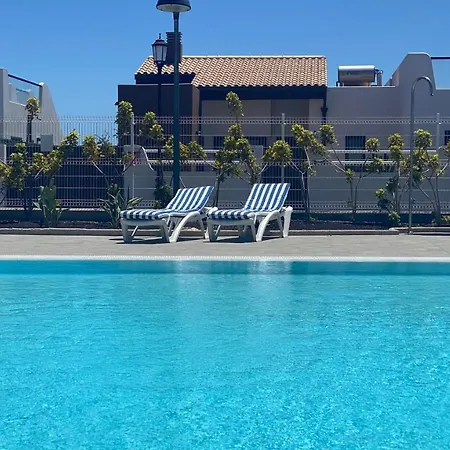 Apartment Sunny Luxury With Two Great Sunny - Level Terraces, Two Swimming Pools, In A New Complex Pueblo Majorero, Close To Fuerteventura Golf Club, Next To The , Atlantico Shopping Mall And Casino In Caleta De Fuste