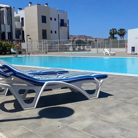 Apartment Sunny Luxury With Two Great Sunny - Level Terraces, Two Swimming Pools, In A New Complex Pueblo Majorero, Close To Fuerteventura Golf Club, Next To The , Atlantico Shopping Mall And Casino In Caleta De Fuste
